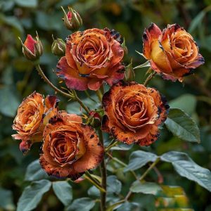 Роза плетистая Оранжевый Бриллиант купить по цене от 450р. в интернет-магазине «Посадика» с доставкой почтой в в Отрадноее и по всей России – [изображение №1].